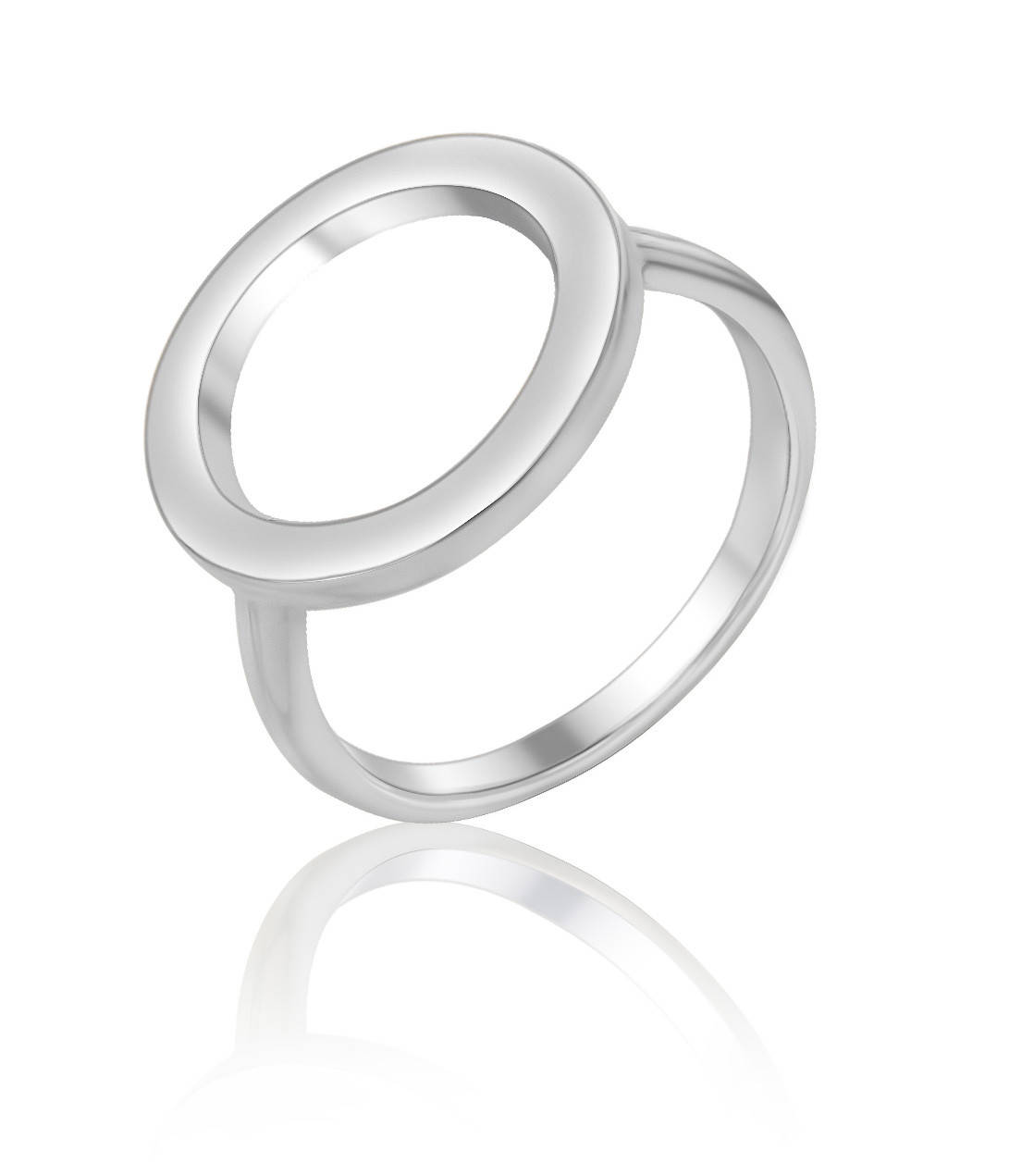 

Серебряное кольцо без вставки