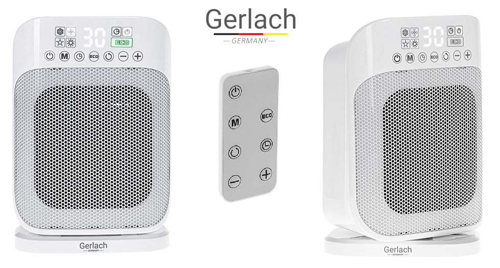 

Керамический ЖК-обогреватель Gerlach (Оригинал) Германия с дистанционным управлением