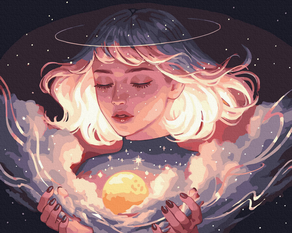 

Картина по номерам G653 Ангел 40х50см. Никитошка