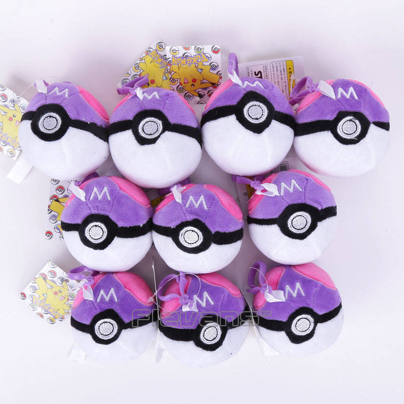 

Мягкая игрушка-брелок Pokemon GO Покебол Рokebol 8см 33.6, Разные цвета