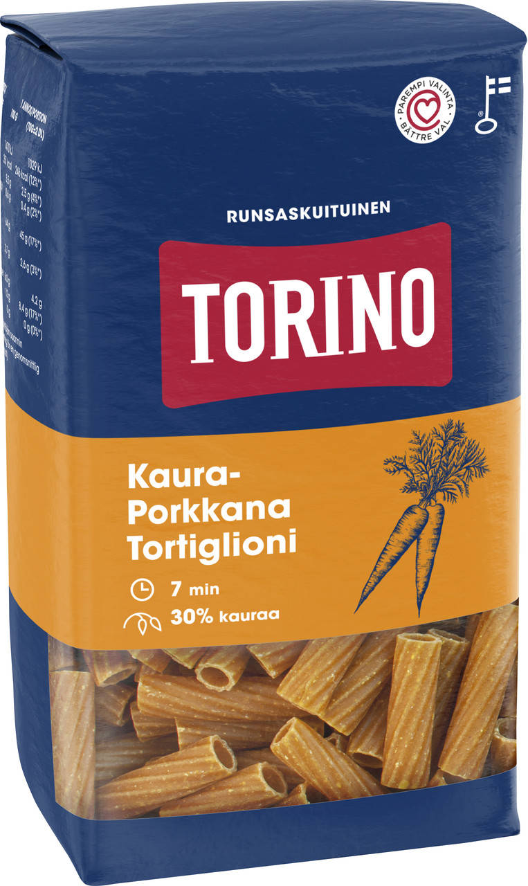 

Макароны Овсяно-морковные TORINO 500г, (10шт/ящ)
