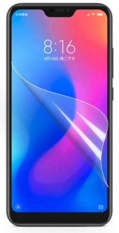 

Гидрогелевая защитная пленка на Xiaomi Redmi 6 Pro на весь экран прозрачная, Прозрачный