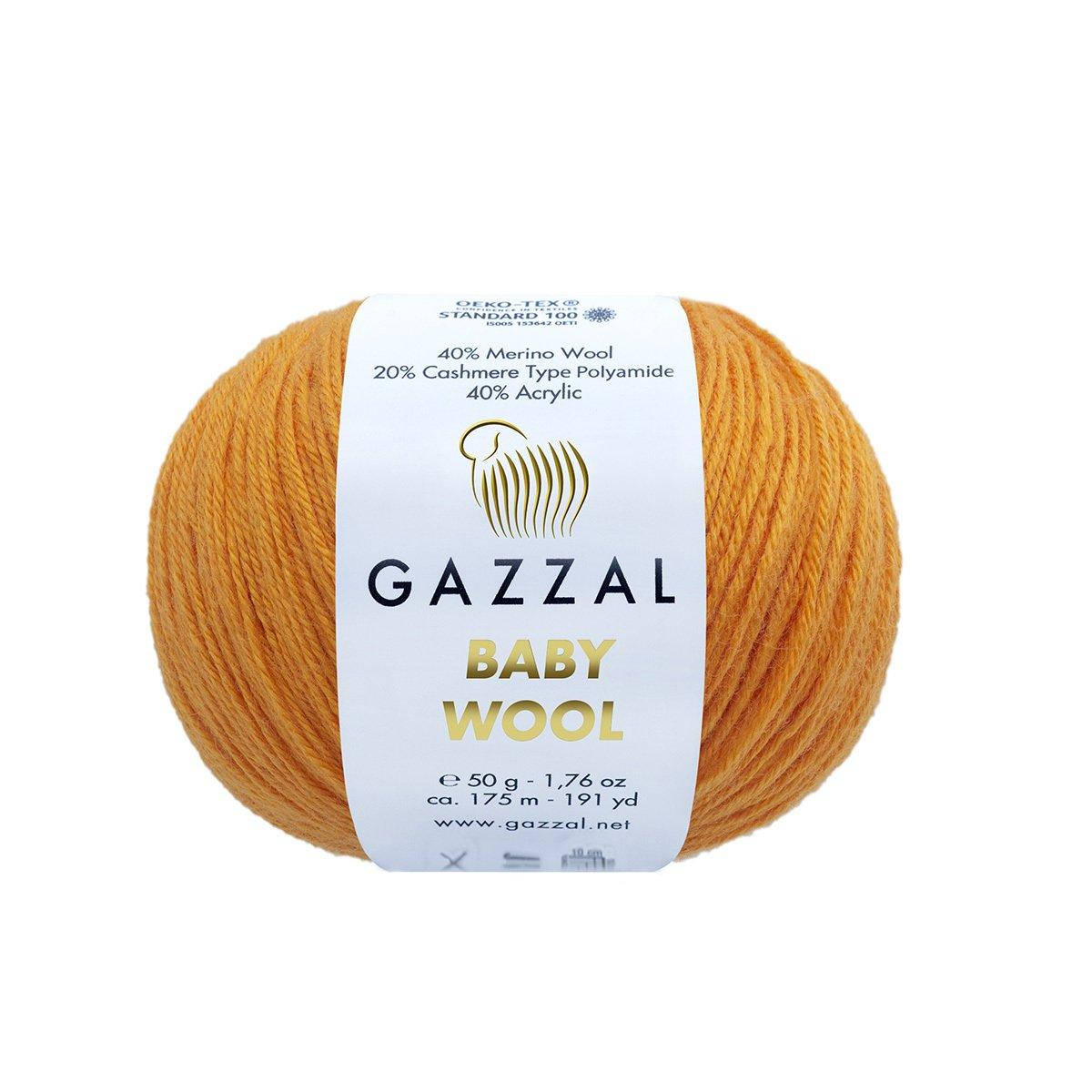 

Gazzal Baby Wool № 837 оранжевый