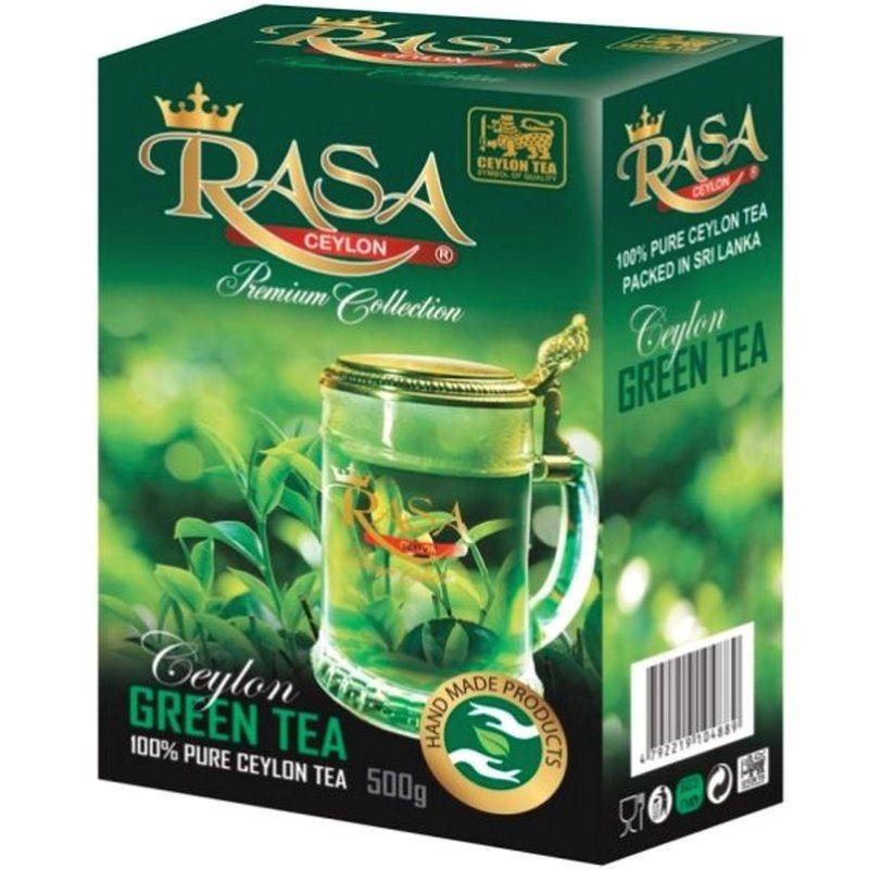 

Элитный зеленый чай среднелистовой ТМ Rasa 500 г