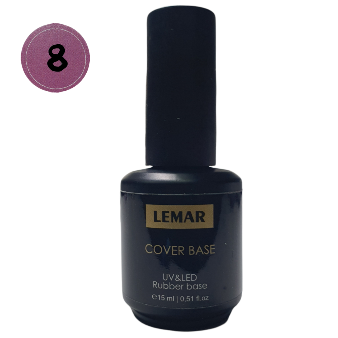 

База Lemar COVER Base №8 (Lavender - лавандовый), 15мл