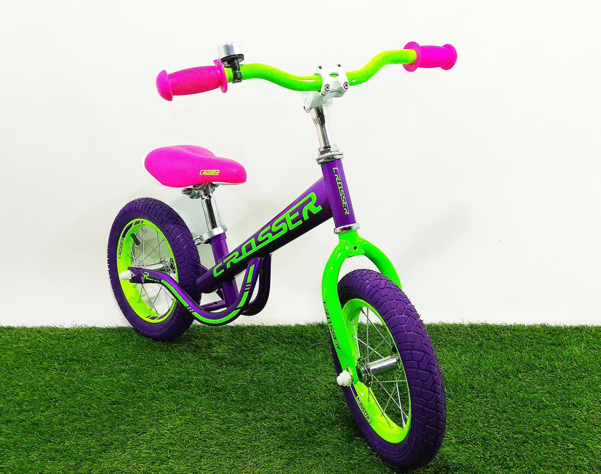 

Детский беговел Crosser Balance bike NEW 12" фиолетовый