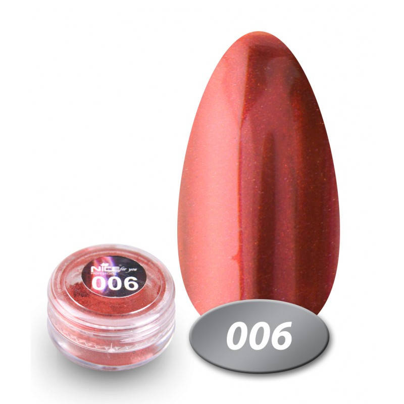 

Зеркальный пигмент Nice for you 006 терракотовый 1 г