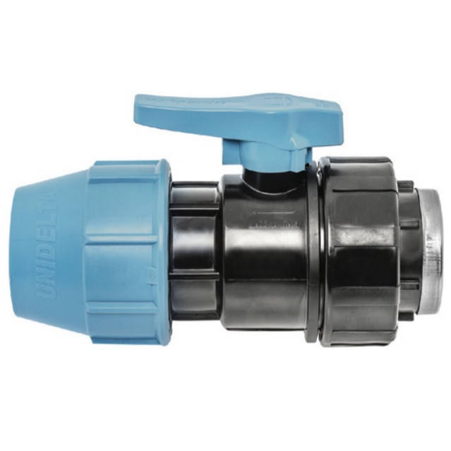 

Unidelta Кран шаровый д.25х3/4" ЗВ, Голубой