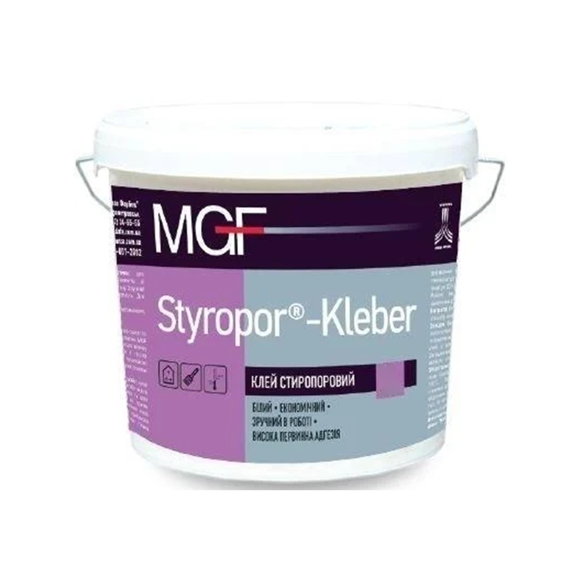 

Клей стиропоровый MGF Styropor-Kleber M18 3кг