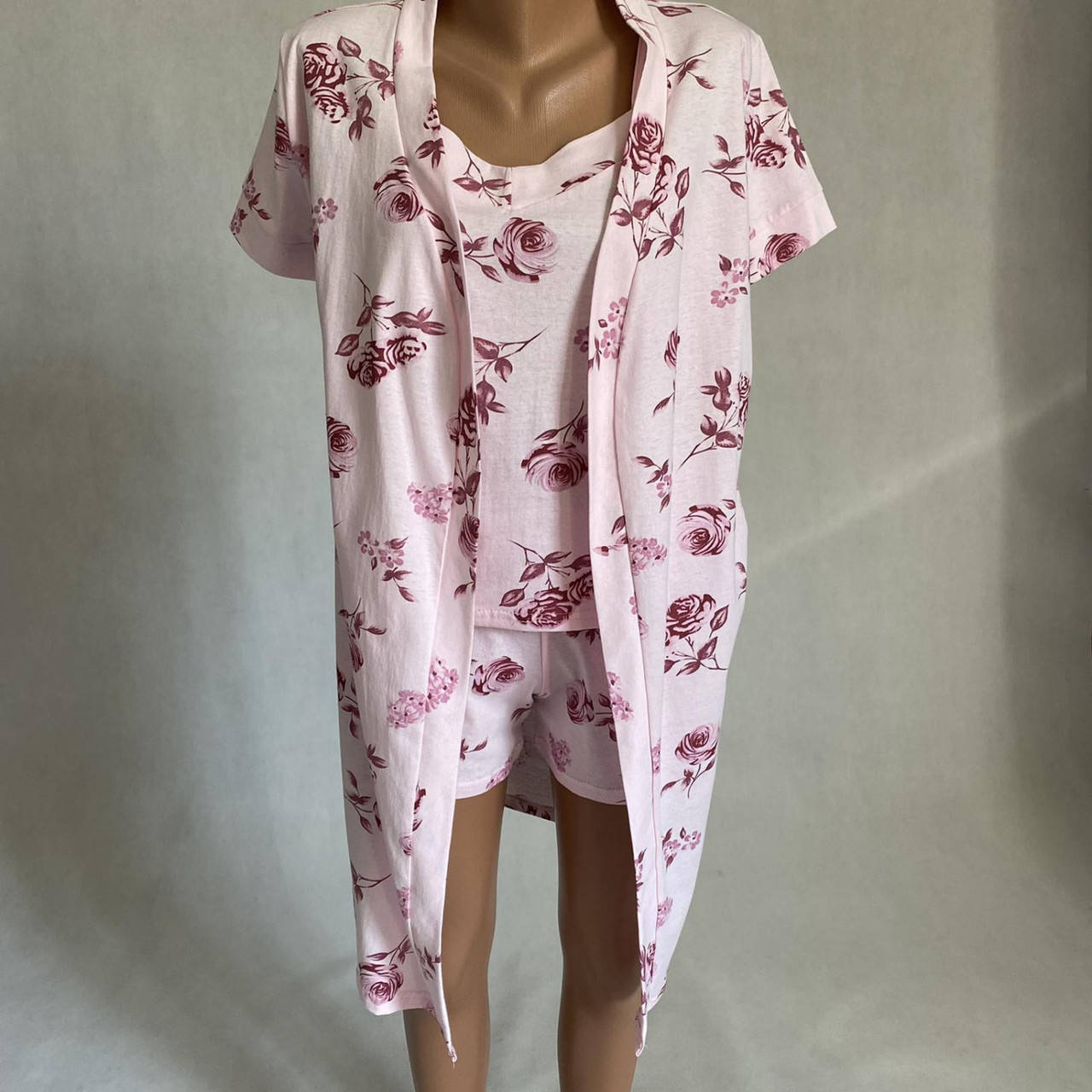 

Комплект пижама с халатом Роза 46/48