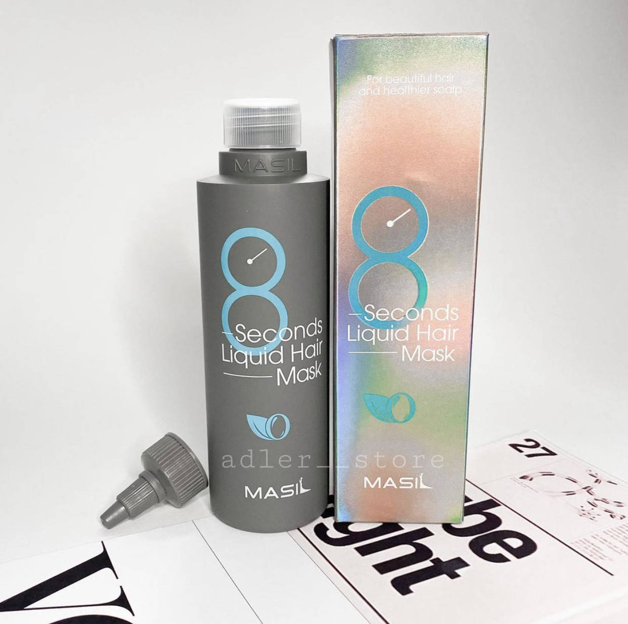 

Маска для объема и восстановления волос Masil 8 Seconds Liquid Mask 200 мл: cherry_blossom: