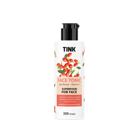 

Тоник освежающий для лица Tink Face Tonic Ягоды Годжи-Витамин А 200 мл (18212Qu)