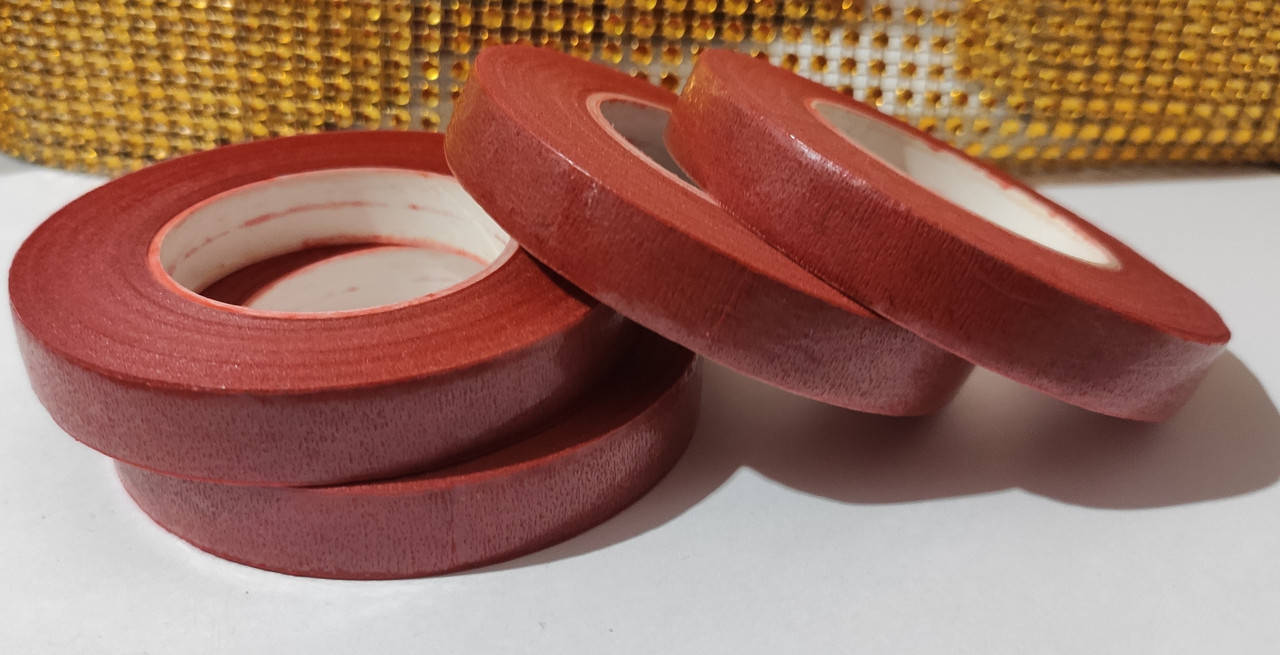 

Тейп лента , скотч флористический, цвет красный , 12 мм *22 метра