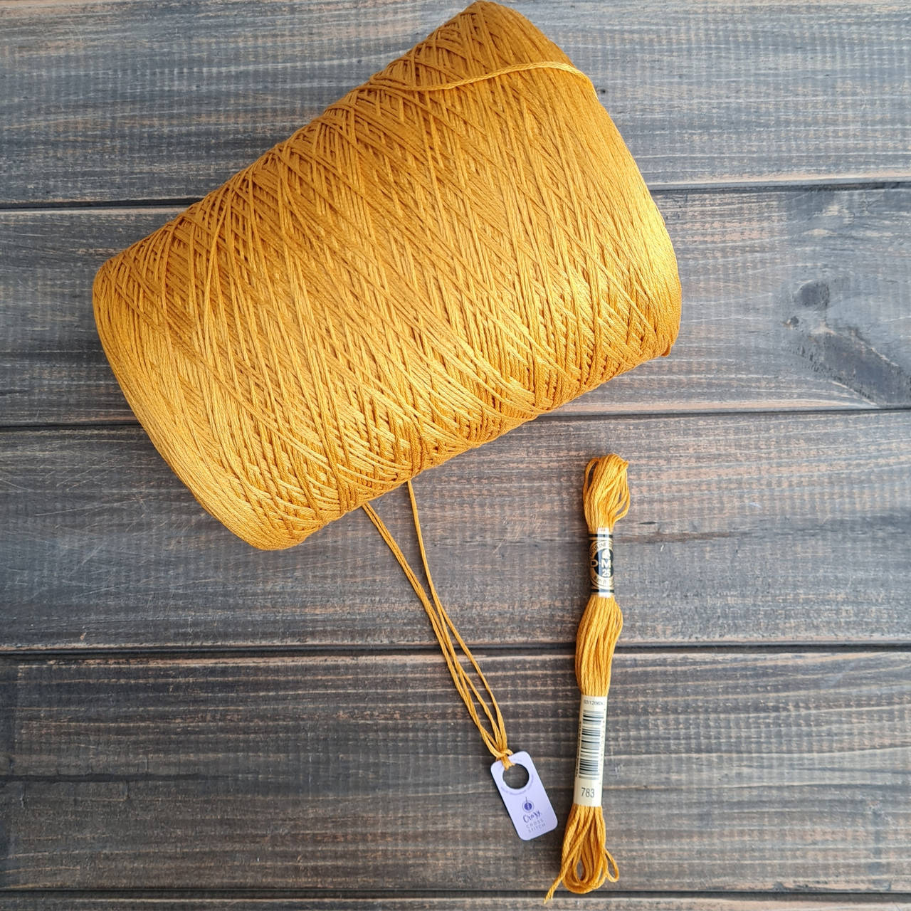 

Мулине DMC 783 Old gold на метраж, Коричневый