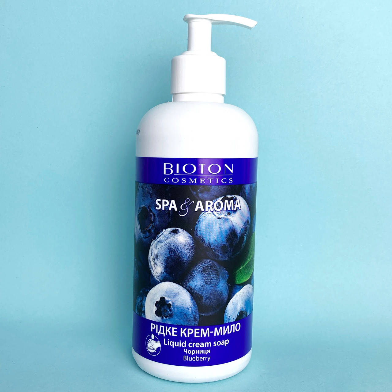 

Жидкое крем-мыло «Черника» с экстрактом черники и ежевики ТМ «Spa&Aroma»Bioton Cosmetics