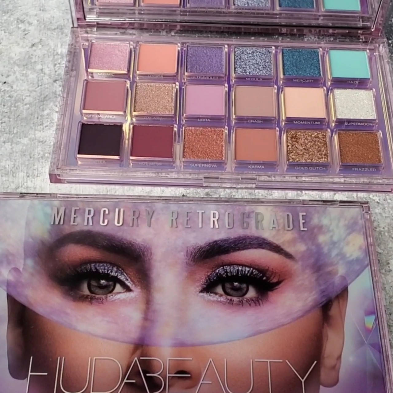 

Палетка Huda Beauty Mercury Retrograde Palette