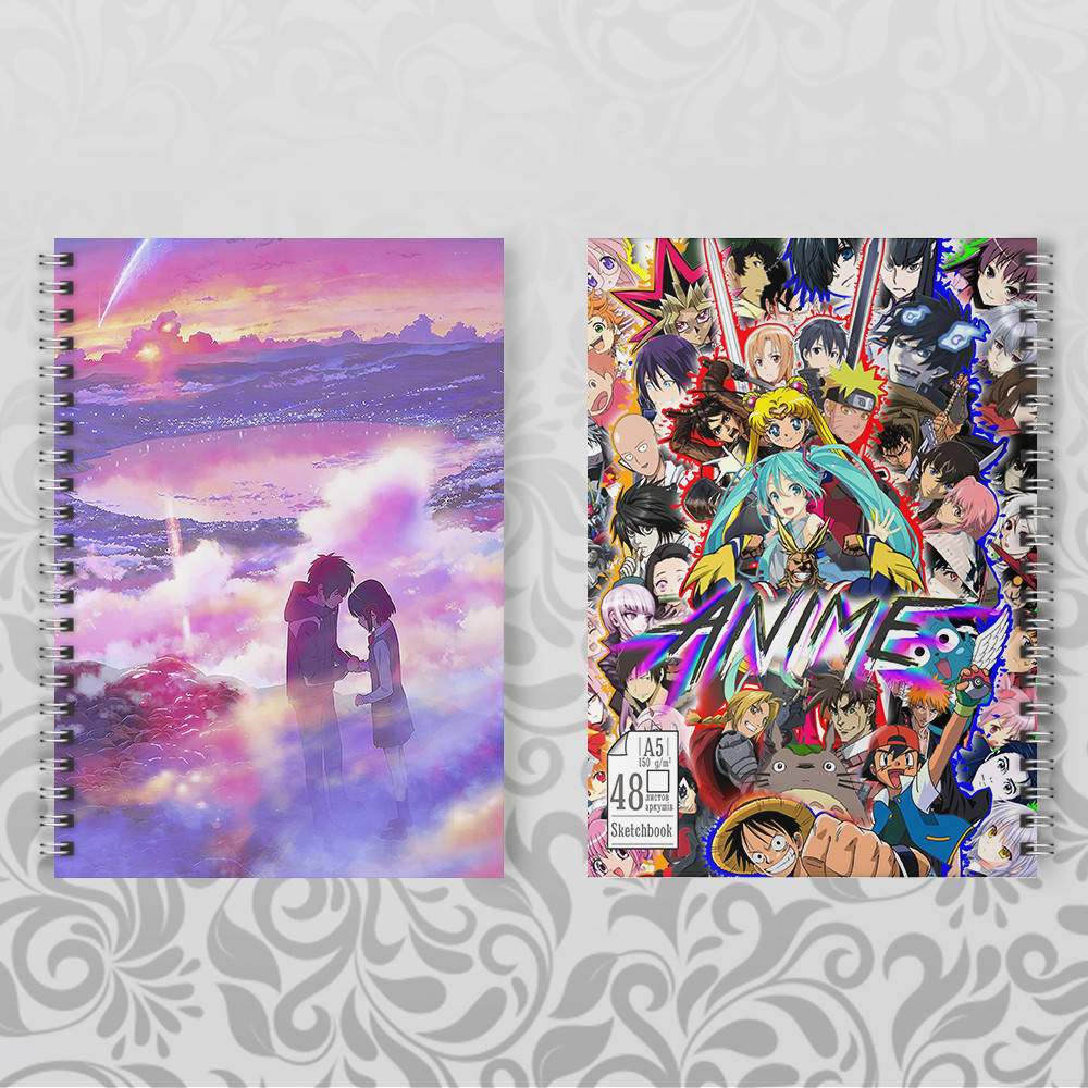 

Скетчбук Аниме Kimi no na Wa 004