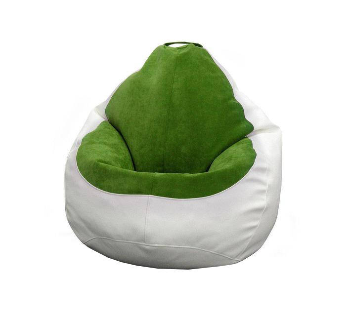 

Кресло мешок PufOn, Гибрид XL, Белый, Зеленый