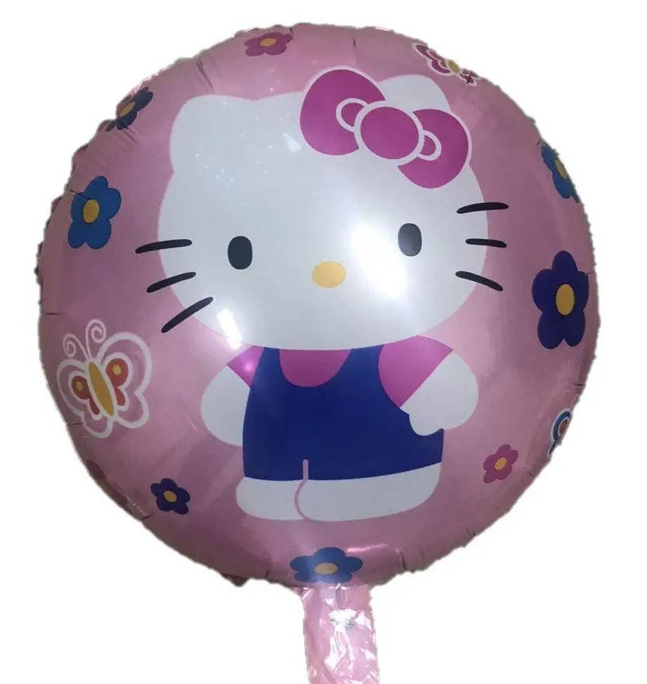 

Фольгированный круг с рисунком 18"(45см) "Кошечка Китти", Китай