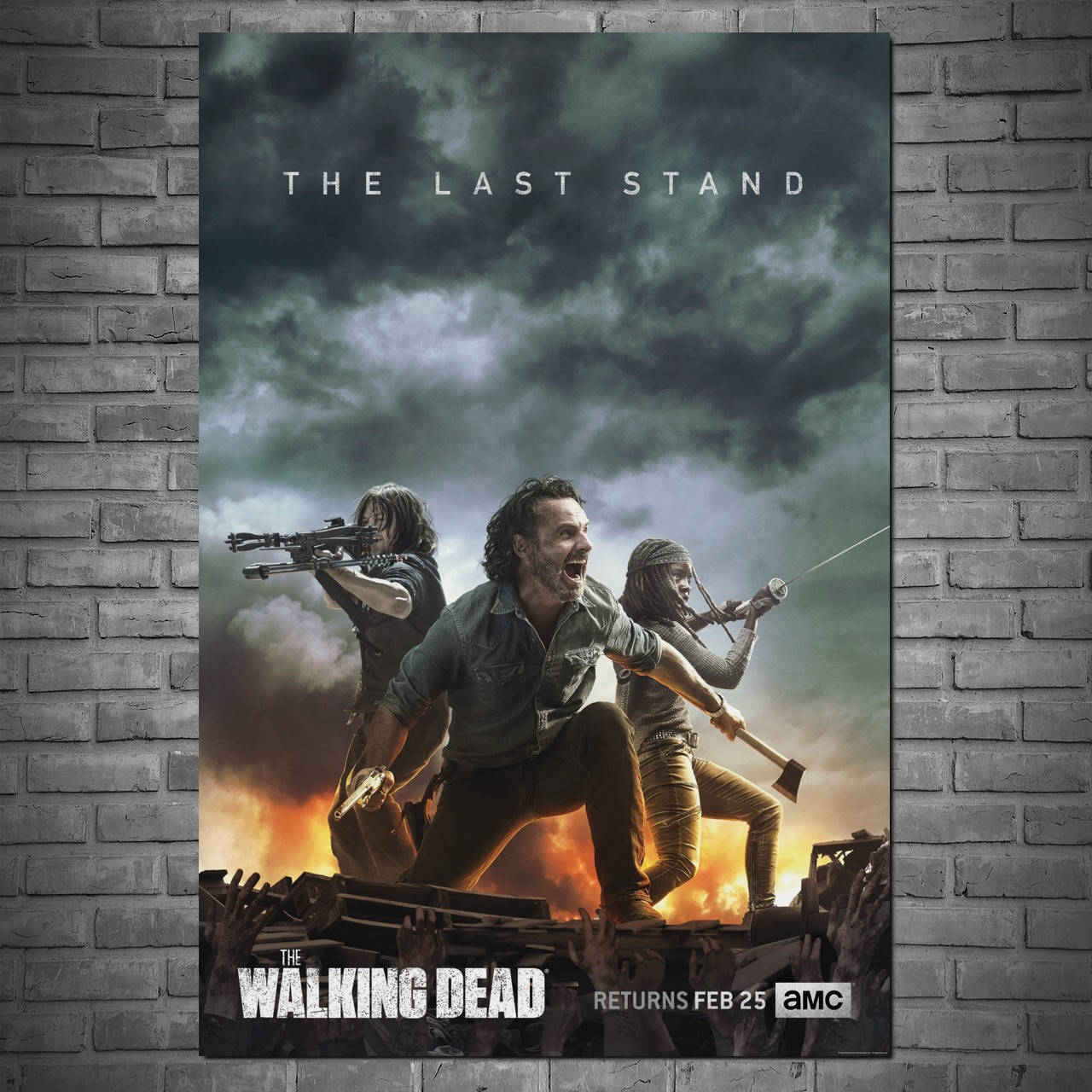 

Плакат "Ходячие Мертвецы, The Walking Dead, TWD" (артикул 1154) 42, Полуглянец, 28