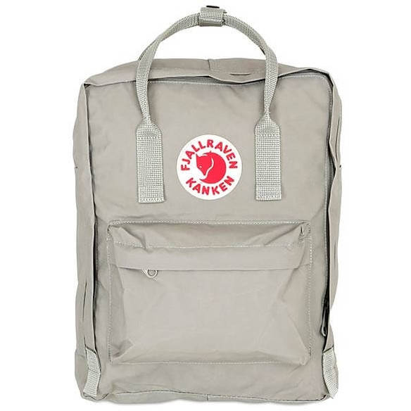 

Рюкзак светло-серый женский мужской городской модный 16 литров Fjallraven Kanken Classic Канкен Классик