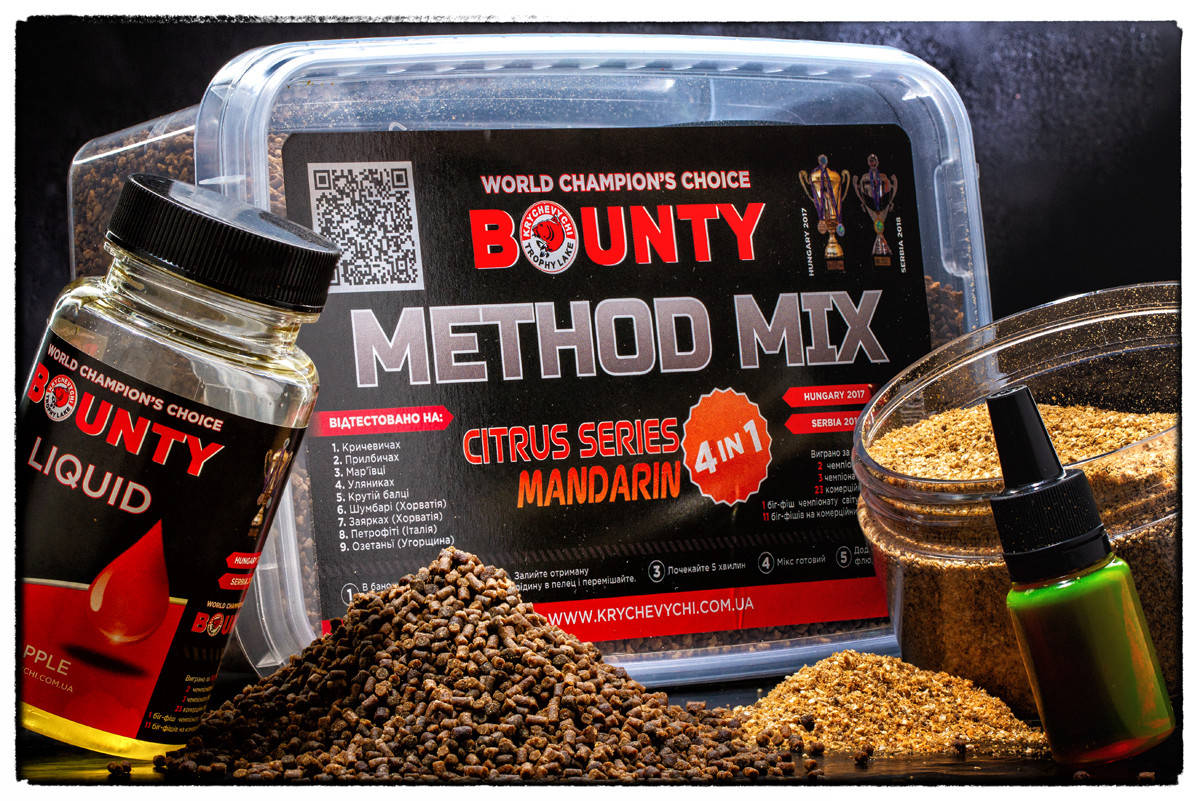 

Методный пеллетс BOUNTY METHOD MIX 4in1 MANDARIN