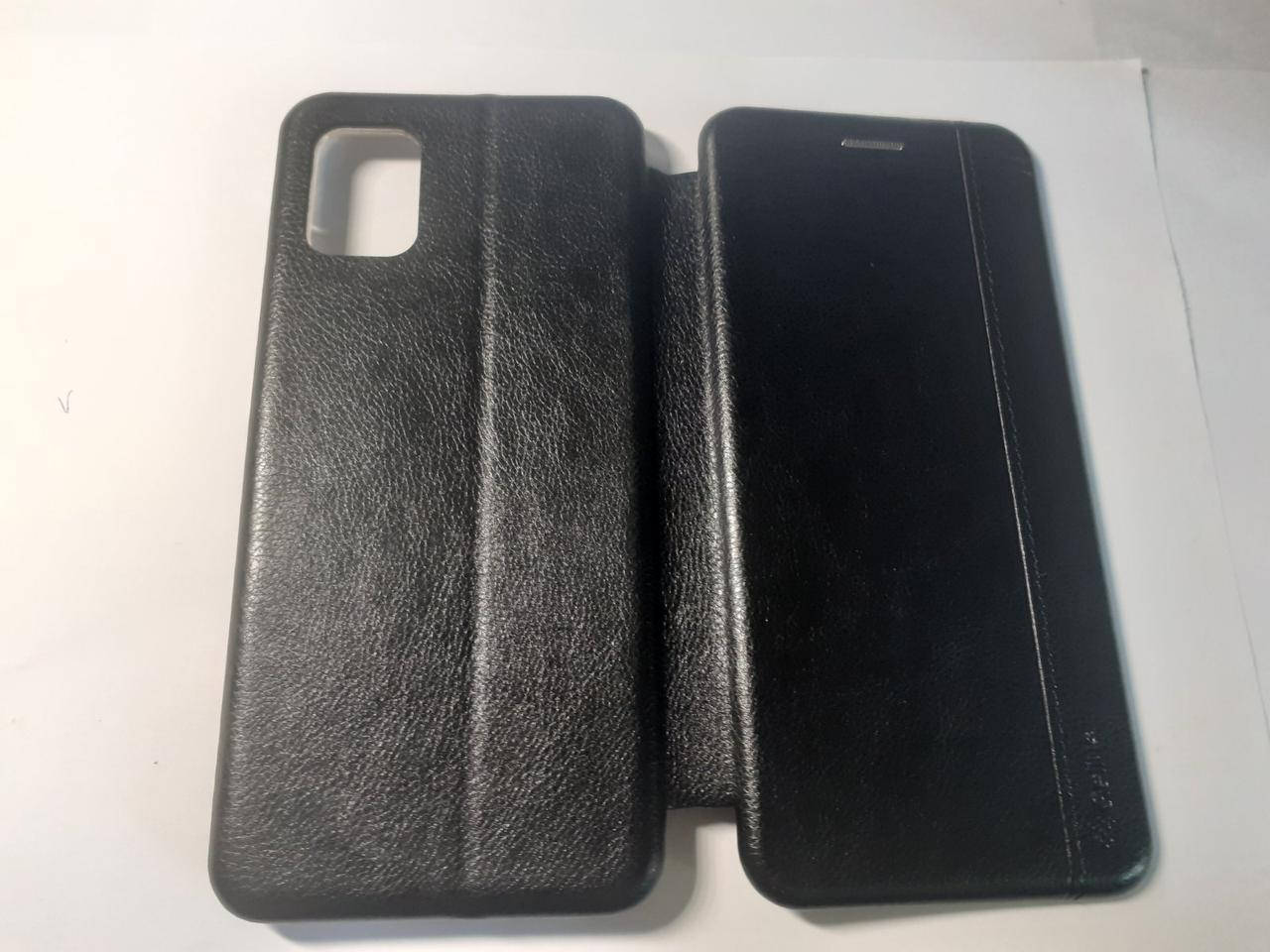 

Чехол книжка Samsung A31 черный \ Чехол книжка для Samsung A31 черная (книжка на магните с отделом для карты)