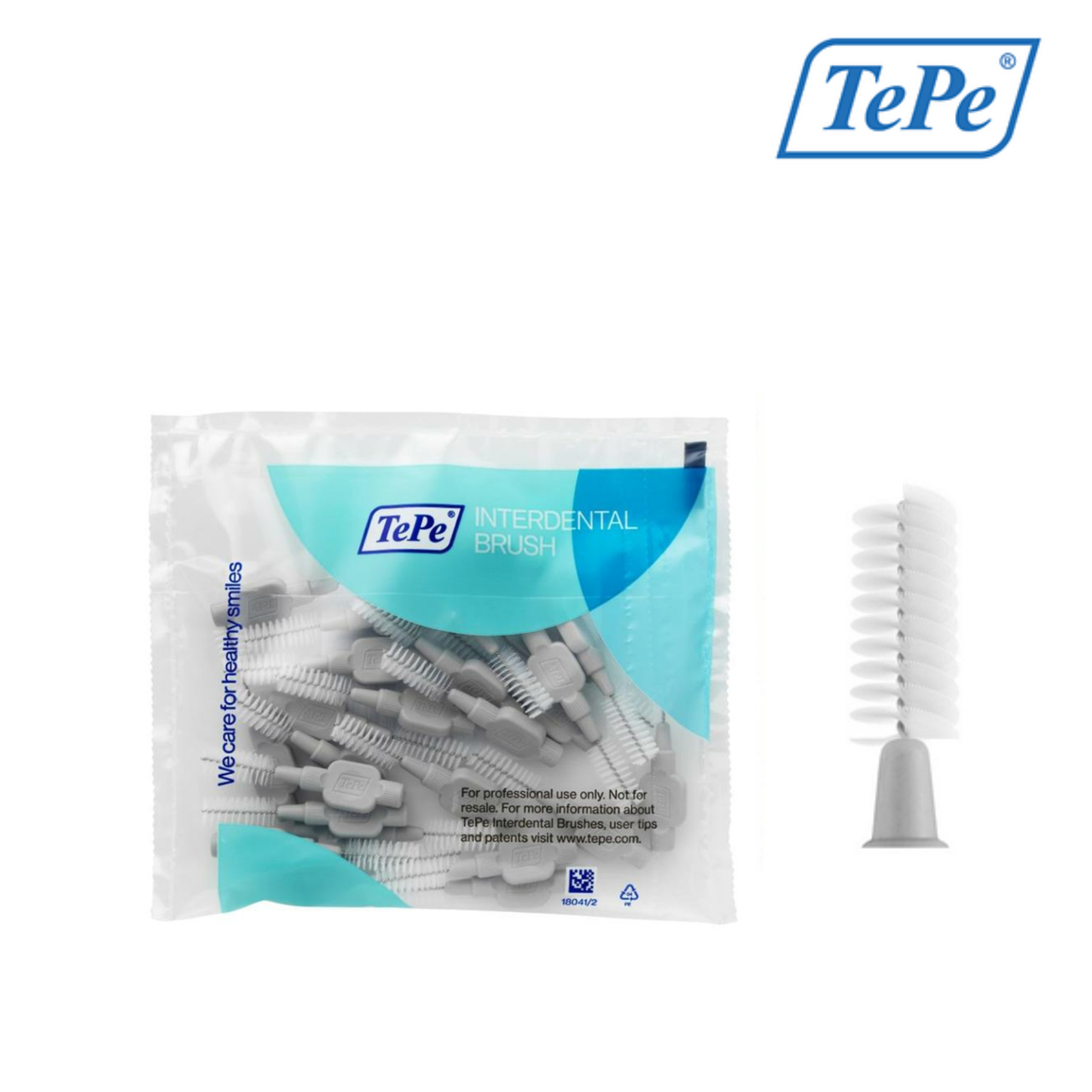 

Межзубная щетка TePe Original, серая (1,3 мм), 25 шт.