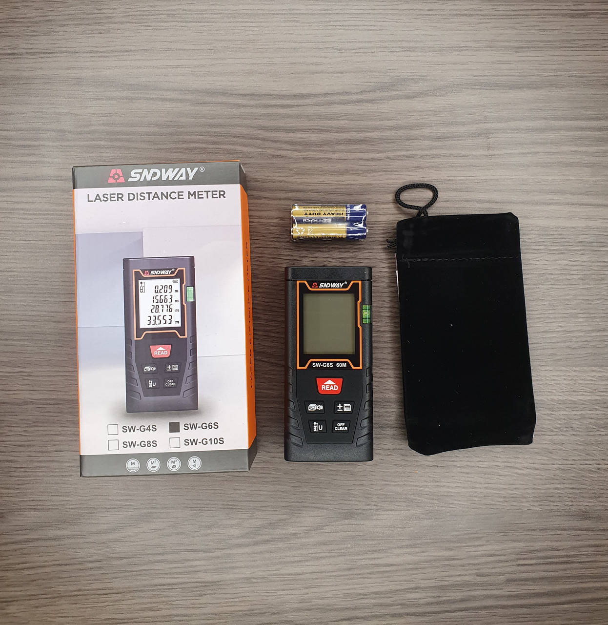 

Лазерный дальномер SNDWAY SW-G6S, 60 метров (SW-G6S)
