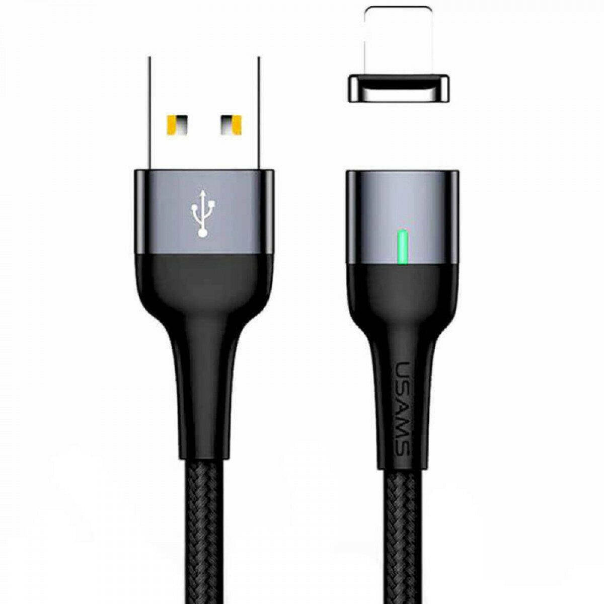 

Кабель Usams US-SJ326 U28 Aluminum Alloy Magnetic Lightning Cable 1m Tarnish