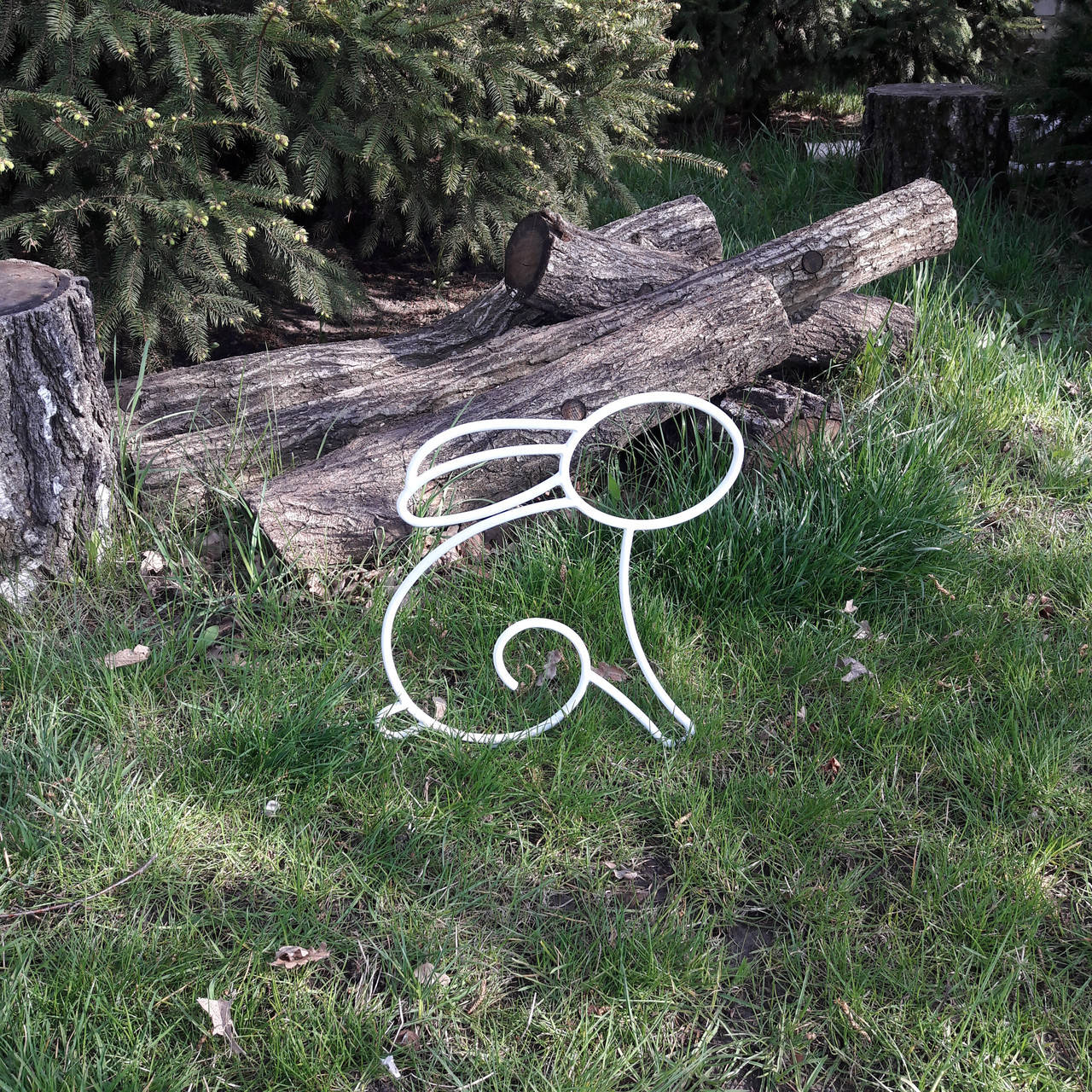 

Декор для сада, Белый