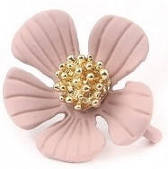 

Основа для серёжек, Гвоздик, Цинковый сплав, Цветок, С петлёй для подвески, 20 мм x 17 мм, цена за 1 штуку