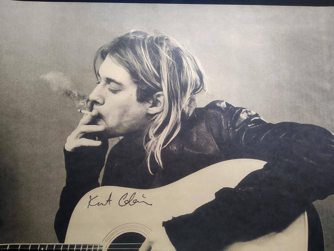 

Постер в винтажном стиле "Курт Кобейн" (Nirvana,Kurt Cobain)
