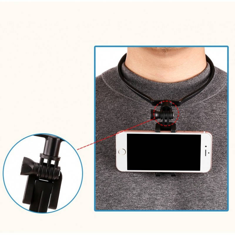 

Крепление телефона или экшн камеры GoPro на шею, Черный