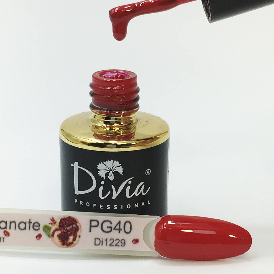 

Divia Гель-лак для ногтей Pomegranate №PG40