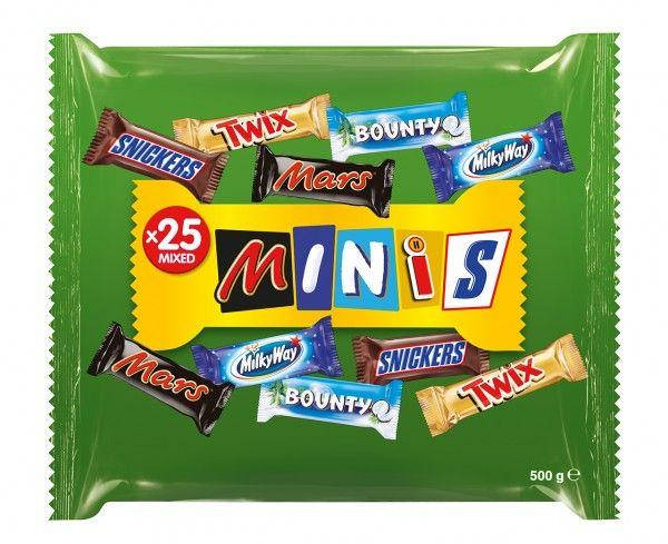 

Ассорти батончиков Minis Mix 400 g