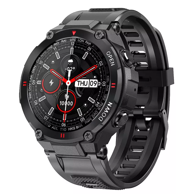 

Мужские сенсорные умные смарт часы Smart Watch S24-DFB с тонометром. Фитнес браслет трекер. Розумний годинник