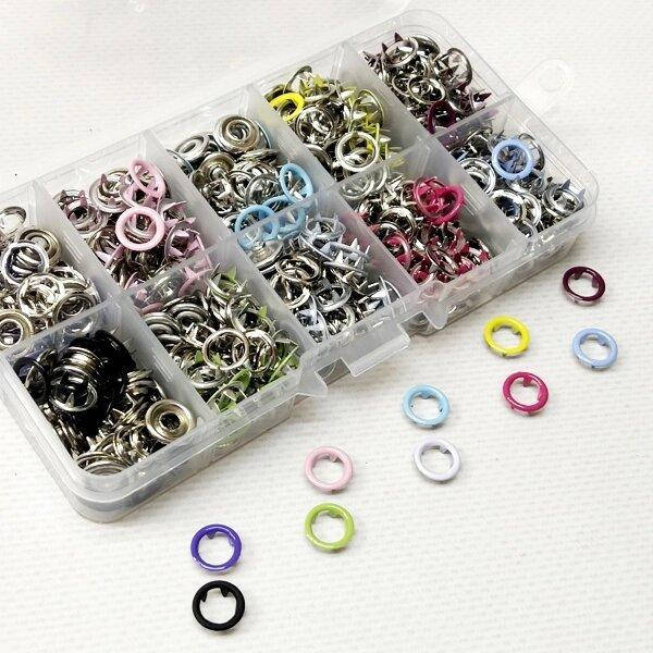 

Кнопки Baby 9.5 цветные в органайзере (10х15 компл.)