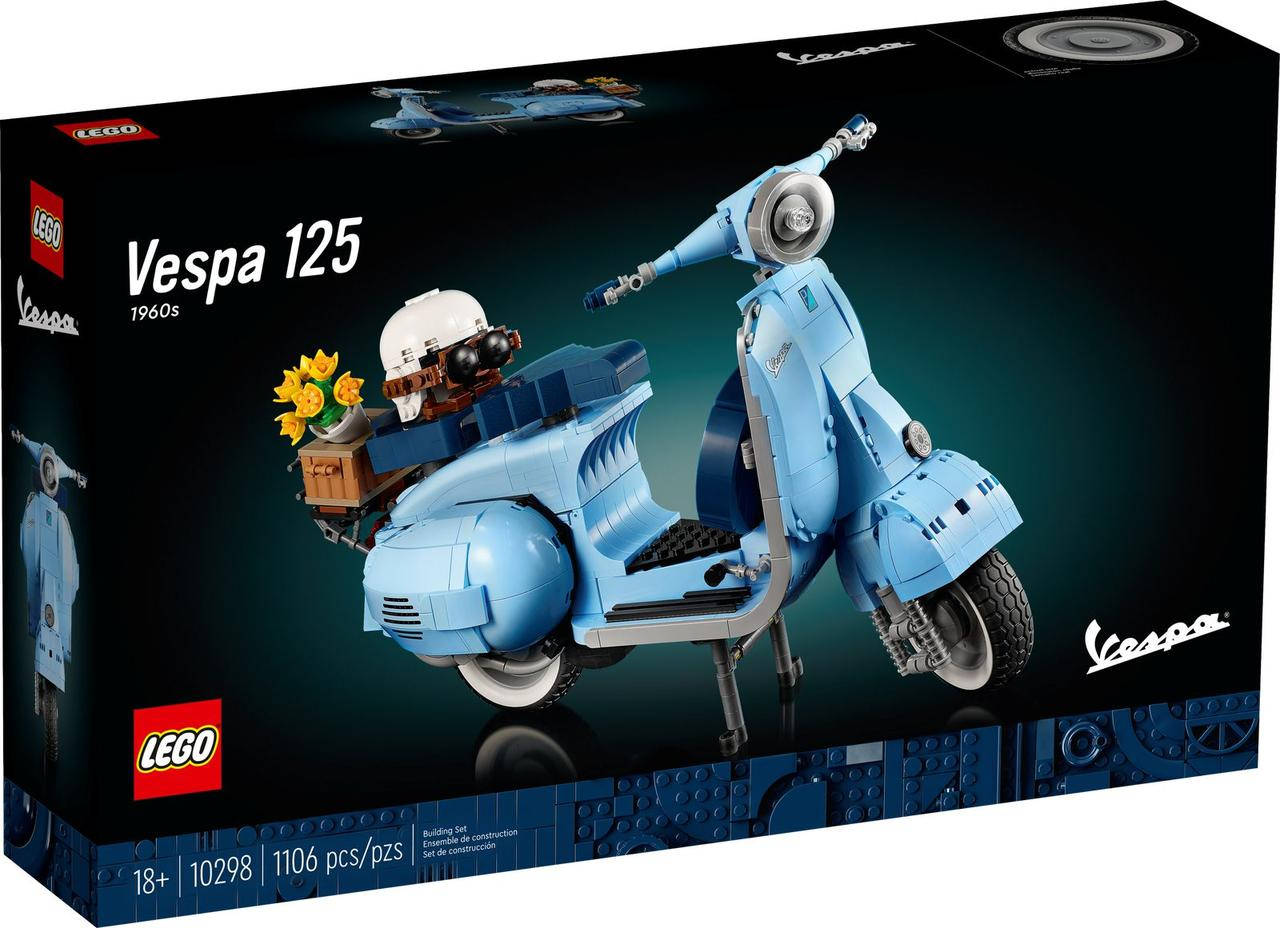 

Конструктор Lego Creator Expert Vespa 125, 1107 деталей (10298), Голубой