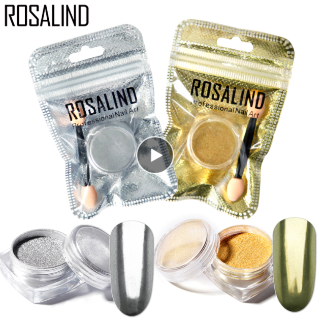 

Втирки для маникюра ROSALIND золото