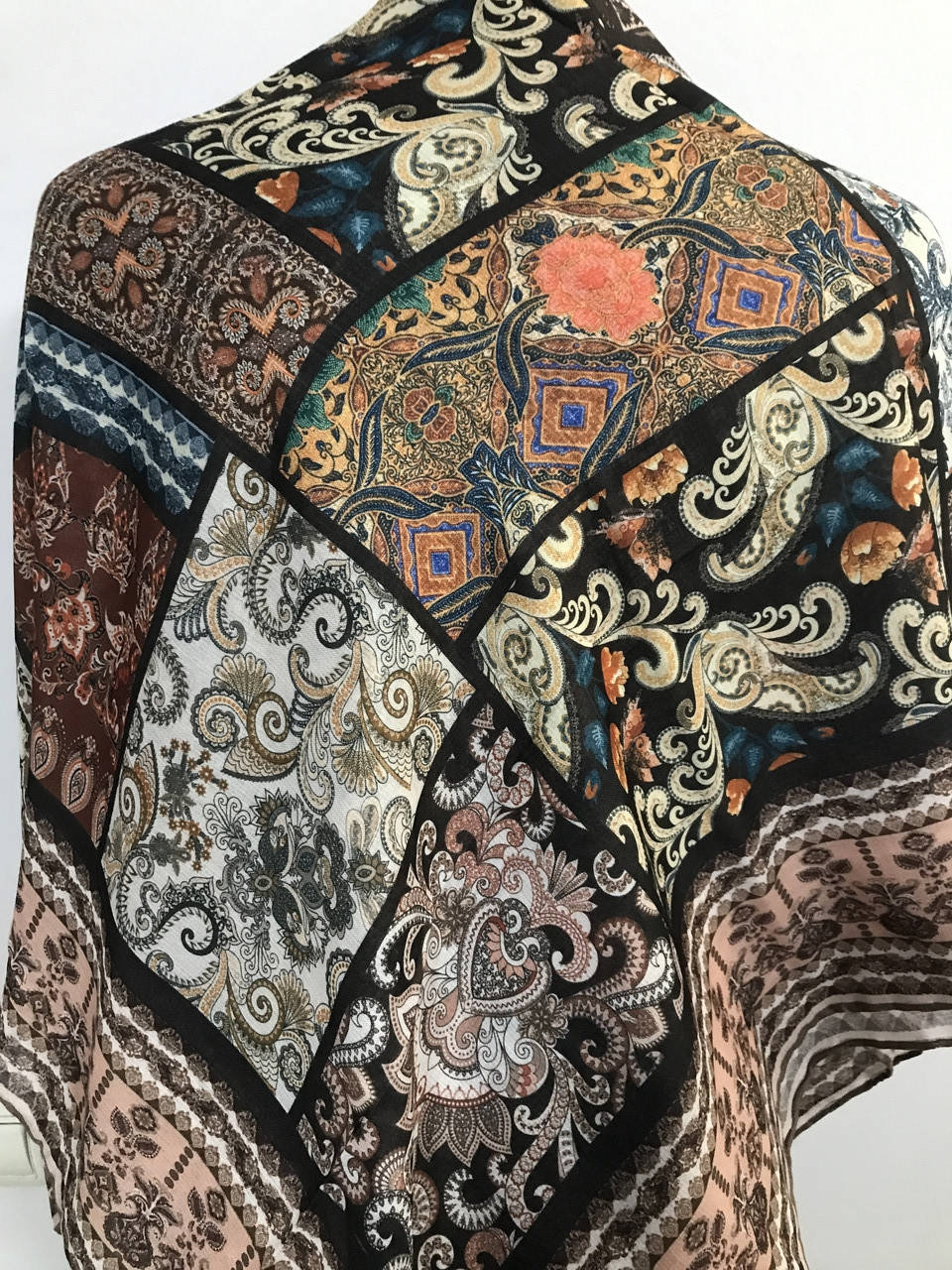 

Платок Дубай модель 7, Кофе с молоком