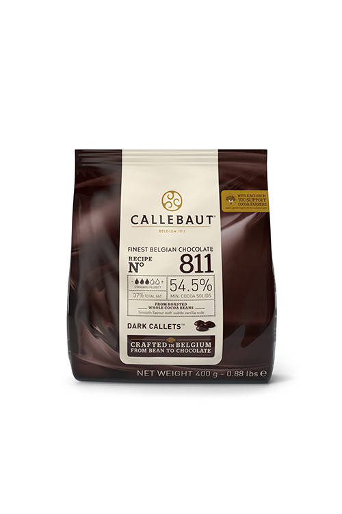 

CALLEBAUT Темный шоколад №811 0.4 кг