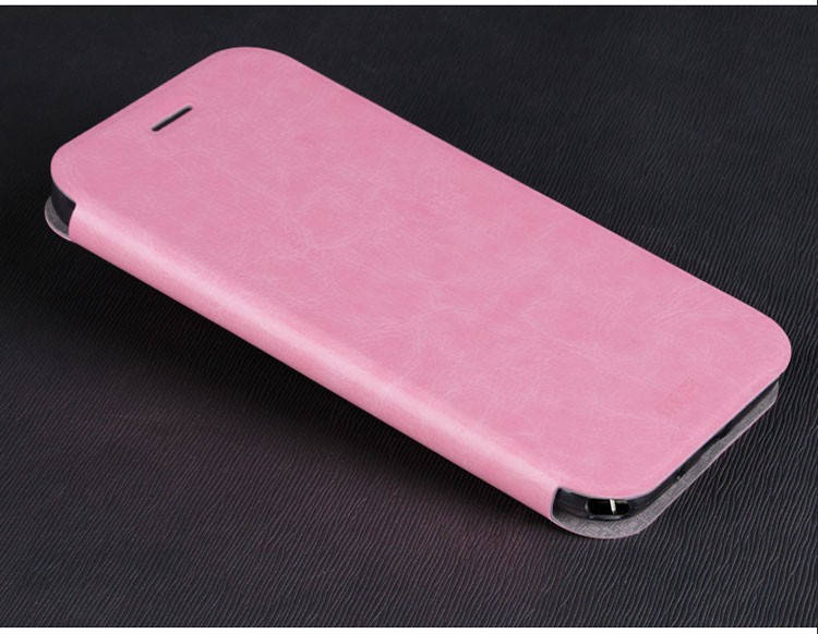 

Кожаный чехол книжка Mofi для ASUS ZenFone Zoom (ZX550) розовый