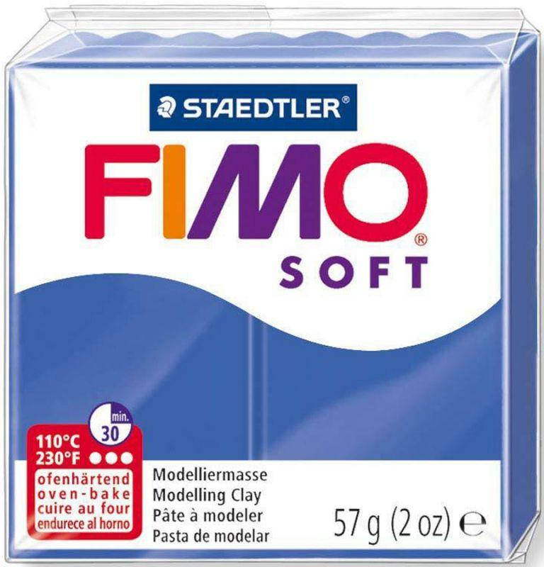 

Пластика Soft, Синяя бриллиантовая, 57 г, Fimo, Синий