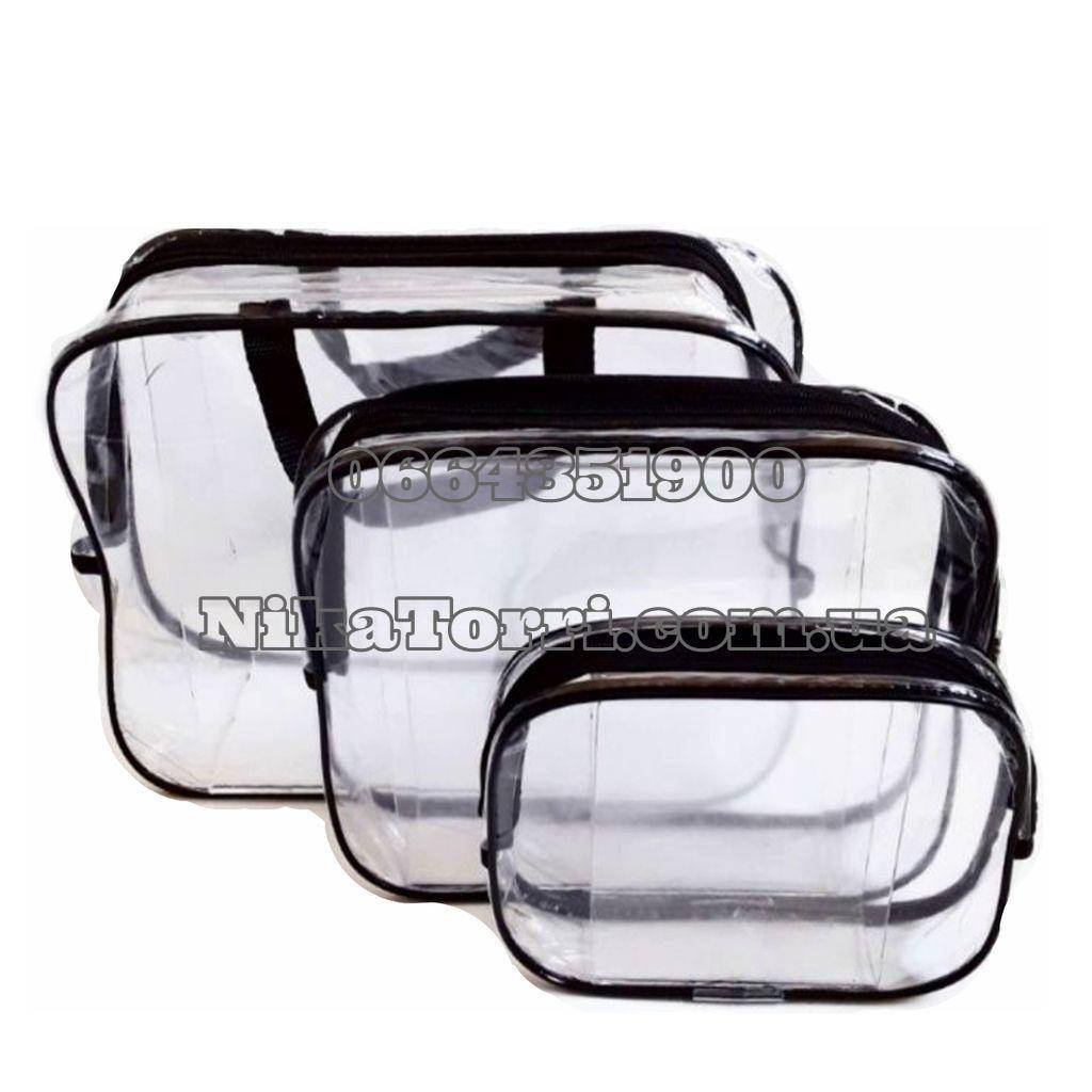 

Органайзер из трёх косметичек Nika Torri Черный