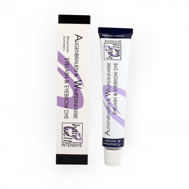 

Краска для ресниц Hair Well иссиня-чёрная (blue-black)