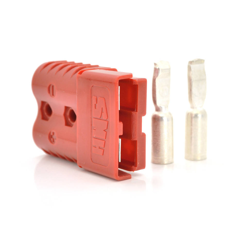 

Силовой разъем питания "Anderson" 120А 600V + 2 разъема, красный