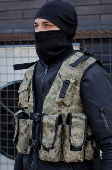 

Жилет тактический / Разгрузка тактическая пиксель Військова Тактична Розгрузка Without Pixel