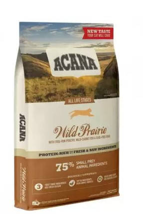 

Acana Wild Prairie Cat 4,5кг - корм для кошек с курицей, индейкой и рыбой