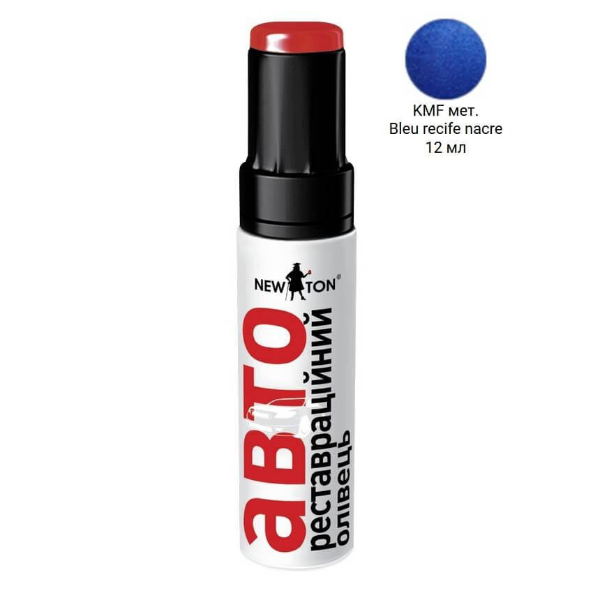 

Реставрационный карандаш авто KMF Blue recife nacre Peugeot металлик 12мл NewTon, Синий